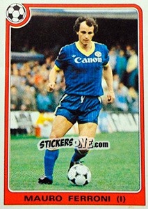 Cromo Mauro Ferroni (II) - Supercalcio 1985-1986 - Panini