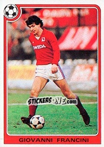 Figurina Giovanni Francini - Supercalcio 1985-1986 - Panini