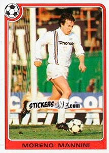 Sticker Moreno Mannini - Supercalcio 1985-1986 - Panini