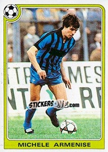 Figurina Michele Armenise - Supercalcio 1985-1986 - Panini