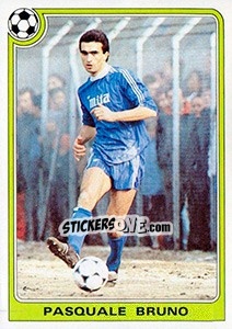 Sticker Pasquale Bruno - Supercalcio 1985-1986 n. 60 - Panini