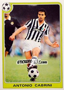 Cromo Antonio Cabrini - Supercalcio 1985-1986 - Panini