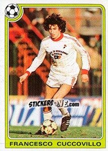 Sticker Francesco Cuccovillo - Supercalcio 1985-1986 - Panini