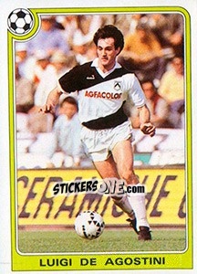 Cromo Luigi De Agostini - Supercalcio 1985-1986 n. 64 - Panini