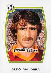 Sticker Aldo Maldera - Supercalcio 1985-1986 - Panini