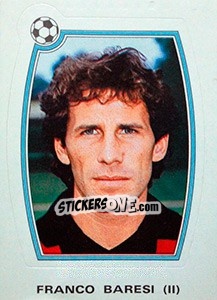 Sticker Franco Baresi (II) - Supercalcio 1985-1986 - Panini