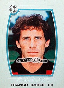 Sticker Franco Baresi (II) - Supercalcio 1985-1986 n. 74 - Panini