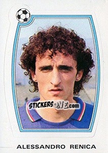 Cromo Alessandro Renica - Supercalcio 1985-1986 n. 77 - Panini