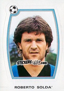 Sticker Roberto Solda' - Supercalcio 1985-1986 - Panini