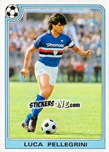 Sticker Luca Pellegrini - Supercalcio 1985-1986 n. 79 - Panini