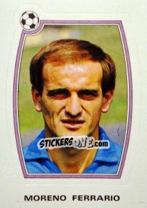 Sticker Moreno Ferrario - Supercalcio 1985-1986 - Panini