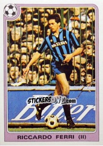 Figurina Riccardo Ferri (Ii) - Supercalcio 1985-1986 n. 90 - Panini