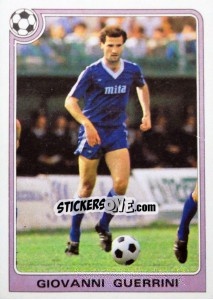 Sticker Giovanni Guerrini - Supercalcio 1985-1986 - Panini