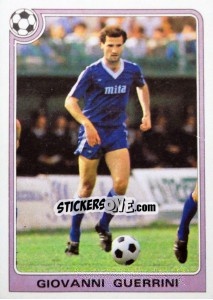 Sticker Giovanni Guerrini - Supercalcio 1985-1986 n. 95 - Panini