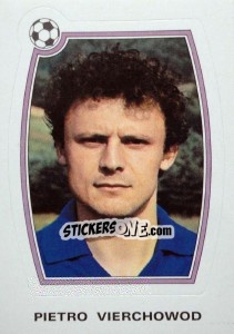 Sticker Pietro Vierchowod - Supercalcio 1985-1986 n. 97 - Panini