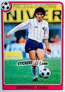 Sticker Giorgio Enzo - Supercalcio 1985-1986 n. 105 - Panini
