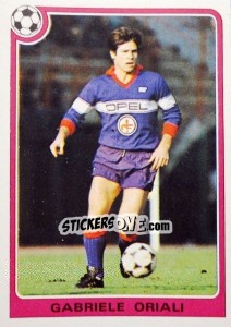 Sticker Gabriele Oriali - Supercalcio 1985-1986 n. 107 - Panini