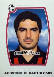 Sticker Agostino Di Bartolomei - Supercalcio 1985-1986 - Panini