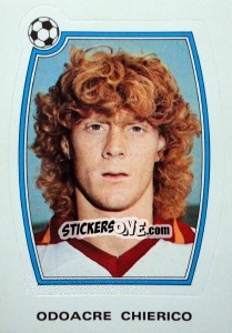 Sticker Odoacre Chierico - Supercalcio 1985-1986 - Panini