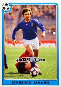 Sticker Massimo Mauro - Supercalcio 1985-1986 n. 118 - Panini