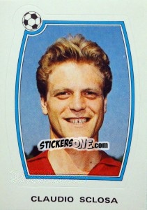 Sticker Claudio Sclosa - Supercalcio 1985-1986 n. 121 - Panini