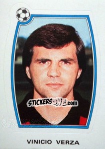 Cromo Vinicio Verza - Supercalcio 1985-1986 n. 123 - Panini