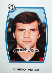 Sticker Vinicio Verza - Supercalcio 1985-1986 - Panini