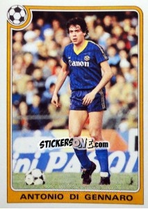Sticker Antonio Di Gennaro - Supercalcio 1985-1986 n. 124 - Panini