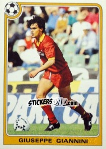 Sticker Giuseppe Giannini - Supercalcio 1985-1986 - Panini