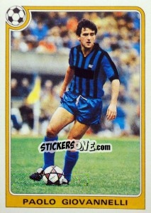 Figurina Paolo Giovannelli - Supercalcio 1985-1986 - Panini