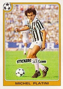 Sticker Michel Platini - Supercalcio 1985-1986 n. 127 - Panini