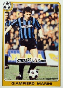 Sticker Giampiero Marini - Supercalcio 1985-1986 n. 129 - Panini