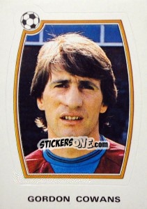 Sticker Gordon Cowans - Supercalcio 1985-1986 - Panini