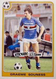 Sticker Graeme Souness - Supercalcio 1985-1986 n. 134 - Panini