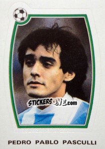 Cromo Pedro Pablo Pasculli - Supercalcio 1985-1986 - Panini