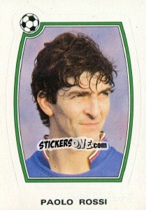 Sticker Paolo Rossi - Supercalcio 1985-1986 - Panini