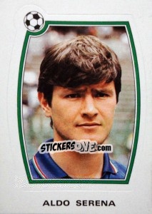 Sticker Aldo Serena - Supercalcio 1985-1986 - Panini