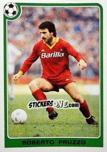 Figurina Roberto Pruzzo - Supercalcio 1985-1986 - Panini