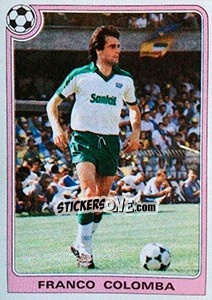 Sticker Franco Colomba - Supercalcio 1985-1986 - Panini