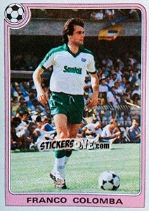 Sticker Franco Colomba - Supercalcio 1985-1986 n. 152 - Panini