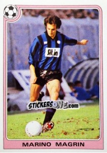 Sticker Marino Magrin - Supercalcio 1985-1986 n. 158 - Panini