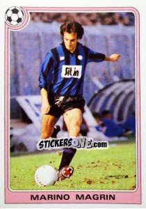 Figurina Marino Magrin - Supercalcio 1985-1986 - Panini