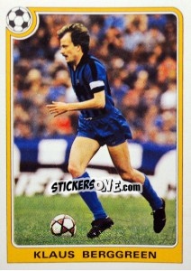 Figurina Klaus Berggreen - Supercalcio 1985-1986 - Panini