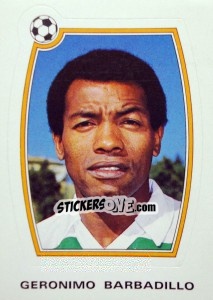 Sticker Geronimo Barbadillo - Supercalcio 1985-1986 n. 164 - Panini