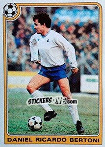 Sticker Daniel Ricardo Bertoni - Supercalcio 1985-1986 n. 165 - Panini