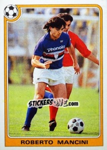 Sticker Roberto Mancini - Supercalcio 1985-1986 - Panini