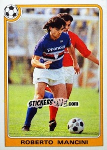 Cromo Roberto Mancini - Supercalcio 1985-1986 - Panini