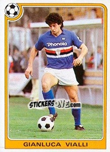 Cromo Gianluca Vialli - Supercalcio 1985-1986 - Panini