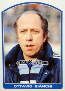 Sticker Ottavio Bianchi - Supercalcio 1985-1986 - Panini