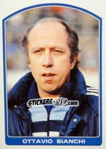 Sticker Ottavio Bianchi - Supercalcio 1985-1986 n. 179 - Panini